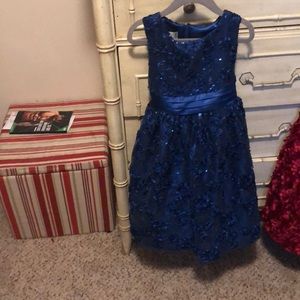 Navy blue formal dress